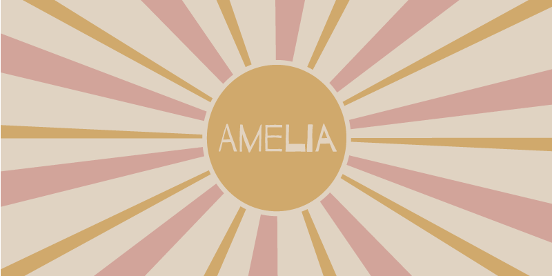 Customizable Sunburst Text custom floor mat - TenStickers