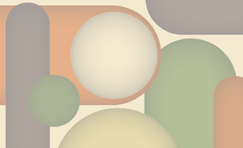 Contemporary Circular Patterns modern vinyl rug - TenStickers