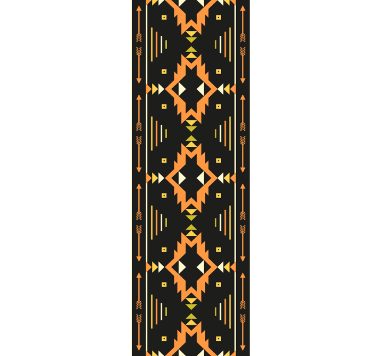 Symmetrical pattern design wallpaper geometric - TenStickers