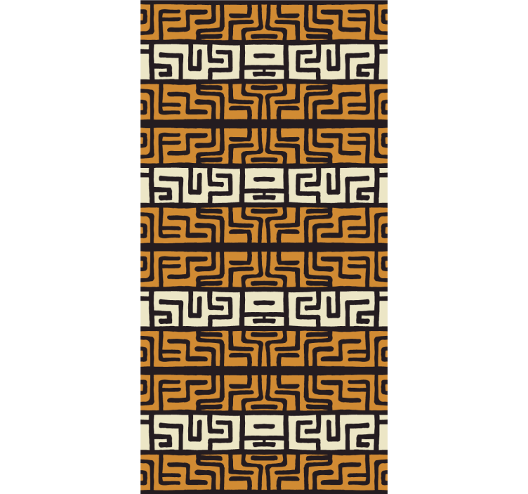 Maze pattern abstract wallpaper - TenStickers