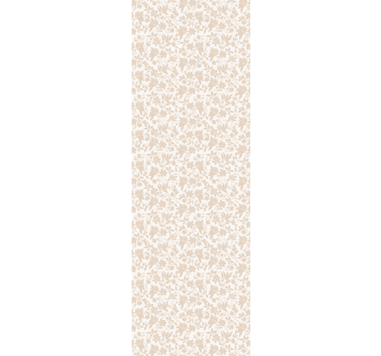 Floral wallpaper with soft floral texture - TenStickers