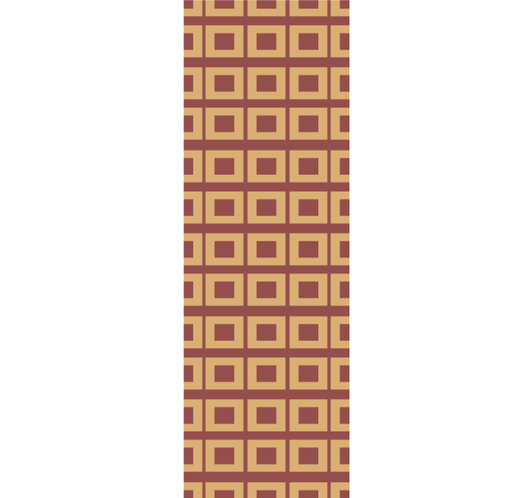 Retro geometric blocks wallpaper squares - TenStickers