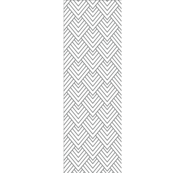 Chevron Lines wallpaper geometric - TenStickers