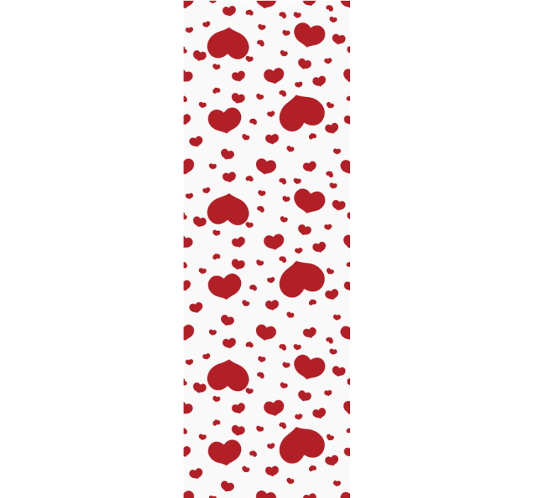 Heart Shapes custom wallpaper - TenStickers