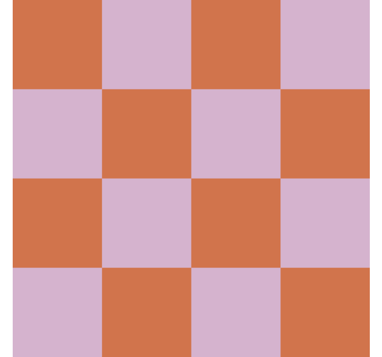 Orange shades motif tile effect wallpaper - TenStickers