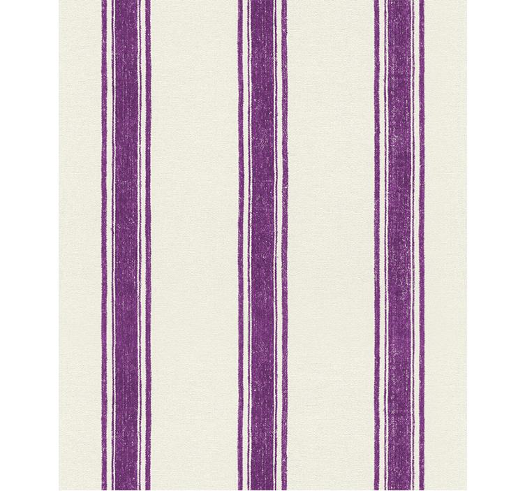 Geometric wallpaper vertical lines in purple - TenStickers