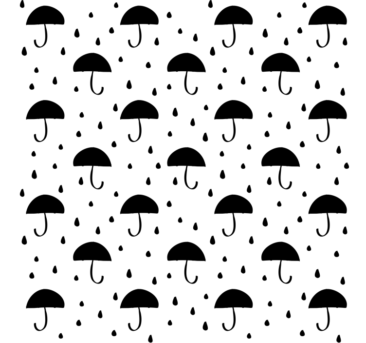 Wallpaper geometric raindrop confetti - TenStickers