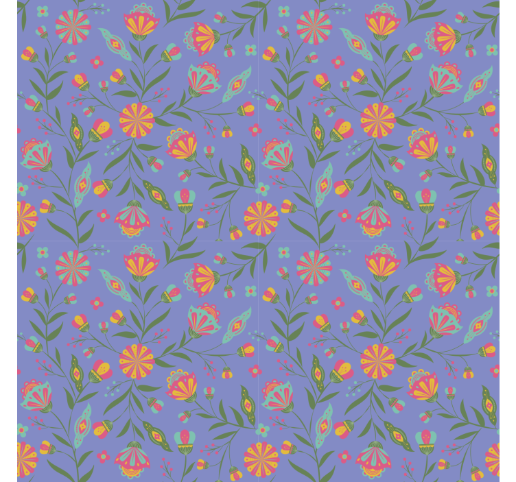 Cute design for kids wall paper in bedroom - TenStickers