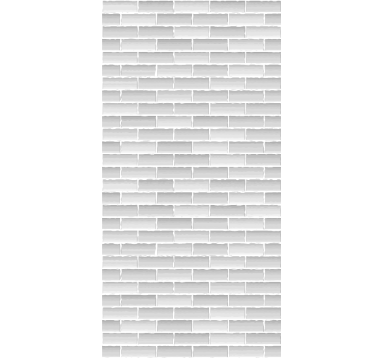 Bricks wallpaper grey realistic design - TenStickers