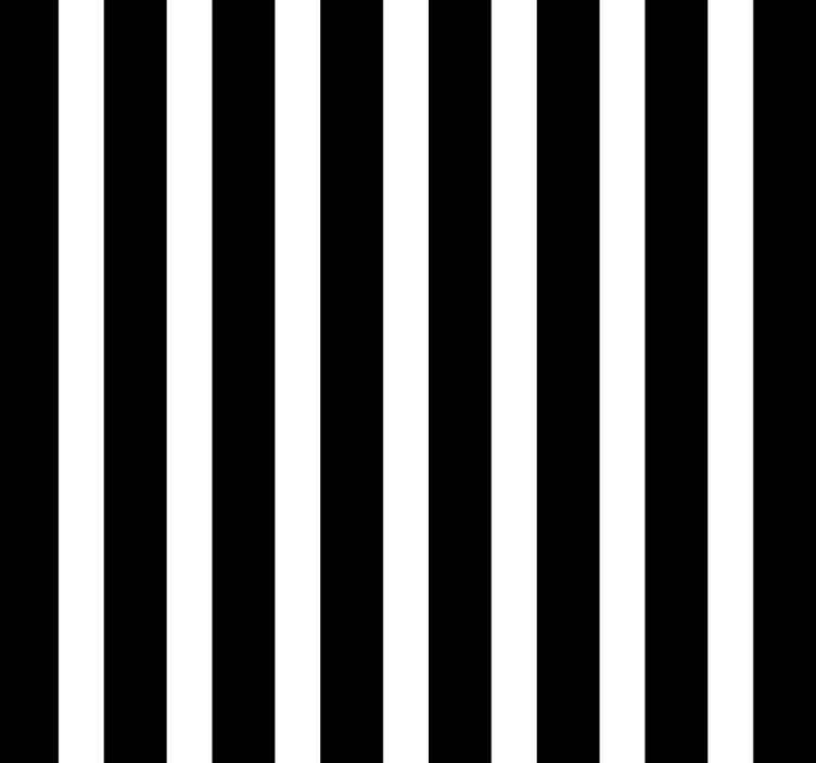 Living area wallpaper monochrome vertical stripes - TenStickers