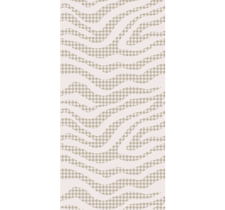 Living area wallpaper abstract wave design - TenStickers