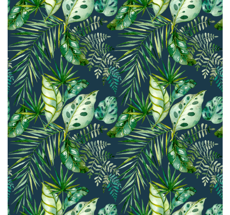 Textured wallpaper jungle print botanical design - TenStickers
