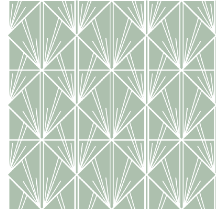 Textured wallpaper in modern green and white design - TenStickers