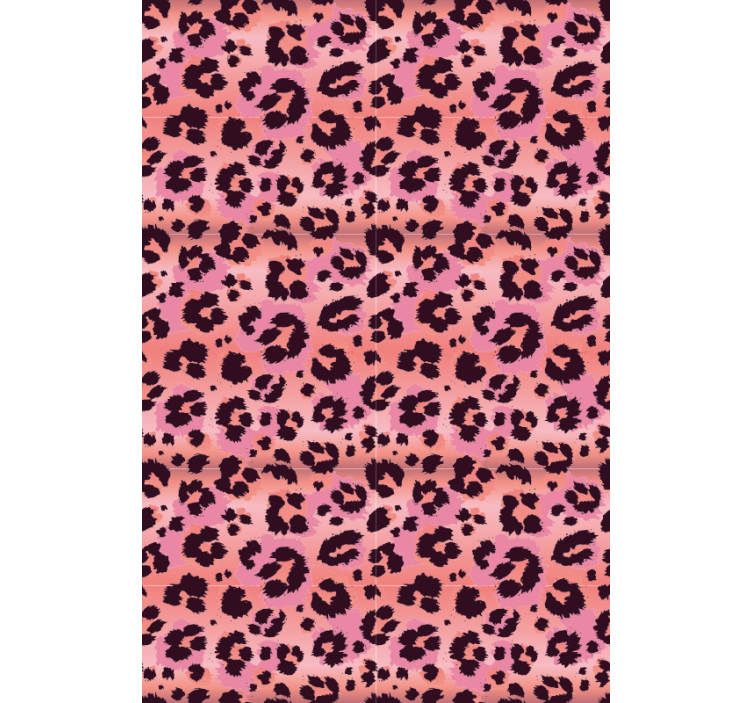 Pink leopard animals wallpaper - TenStickers