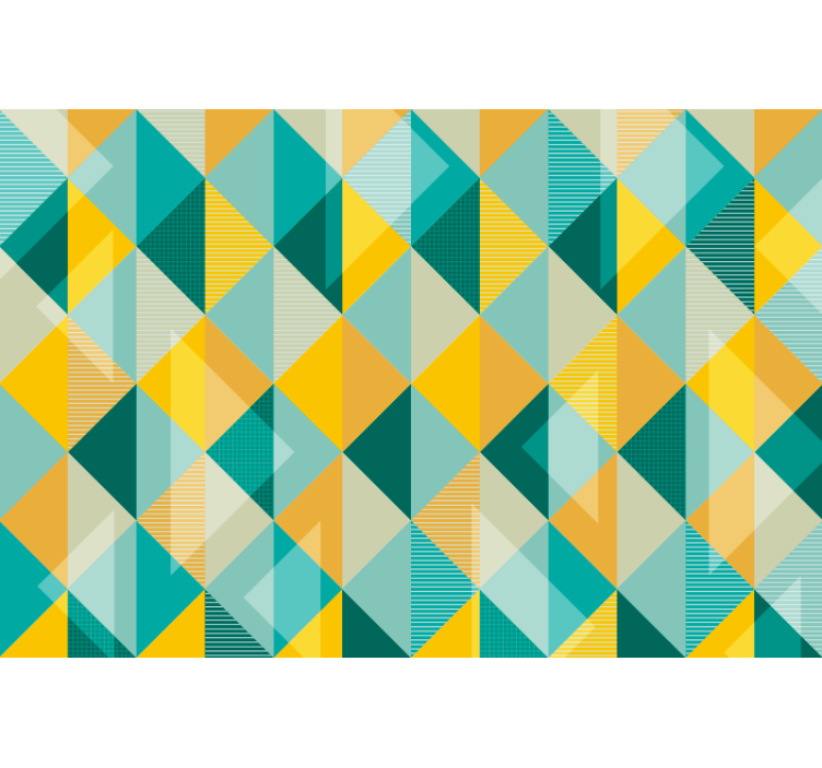 Wallpaper office triangles tale - TenStickers