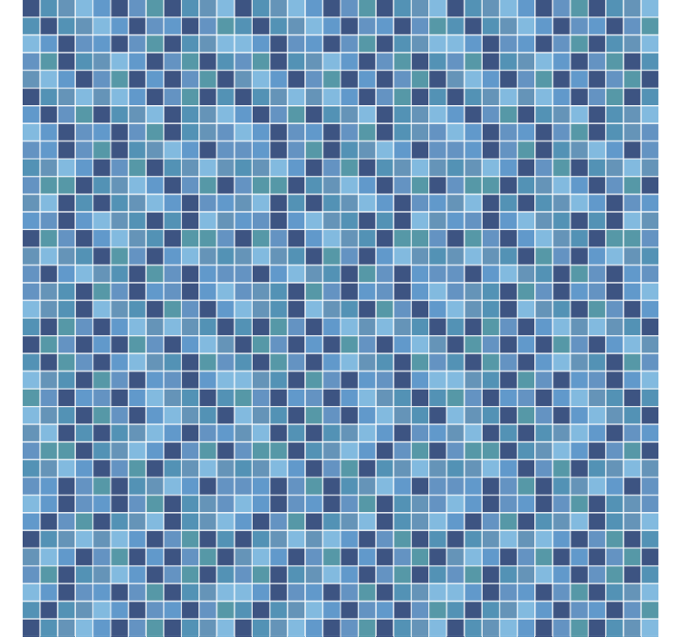 Wallpaper office geometric mosaic design - TenStickers