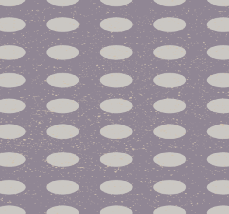 Hallway wallpaper geometric gray and purple circles - TenStickers