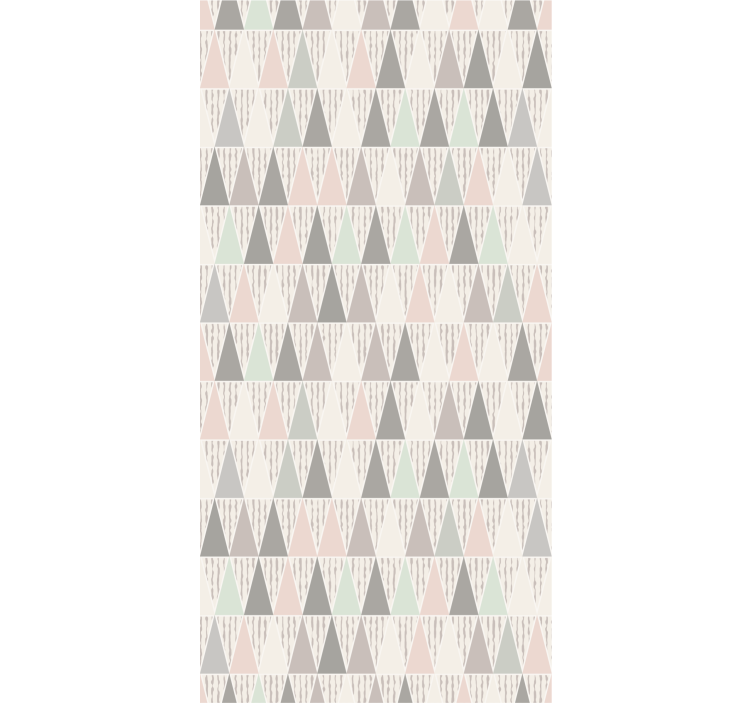 Wallpaper geometric triangular design - TenStickers