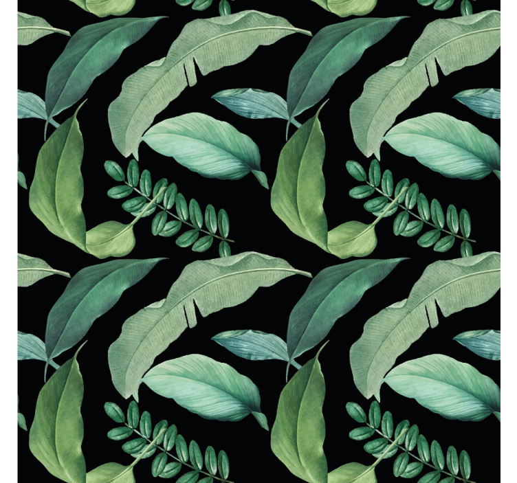 Nature wallpaper leafy green botanicals - TenStickers