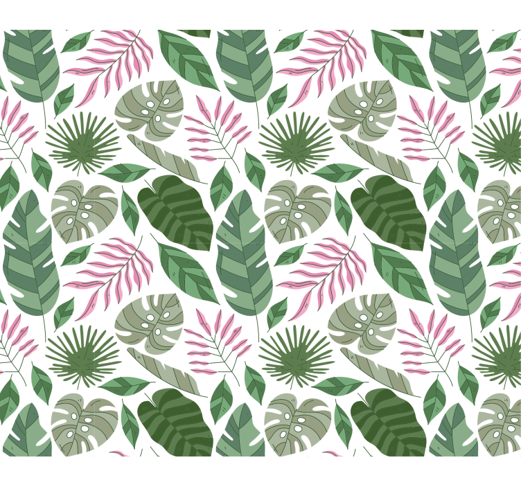 Nature wallpaper tropical leaf designs - TenStickers