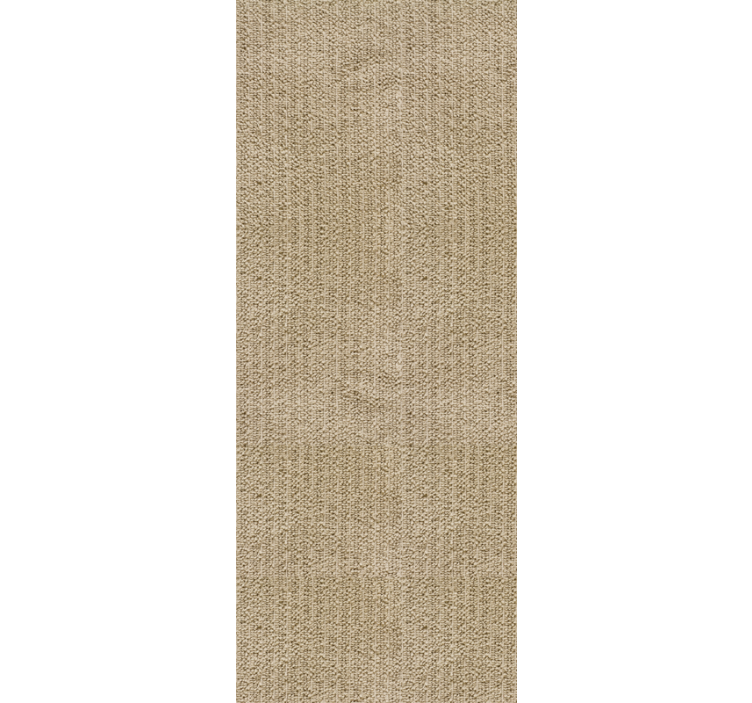Master bedroom wallpaper in monocolour beige fabric - TenStickers