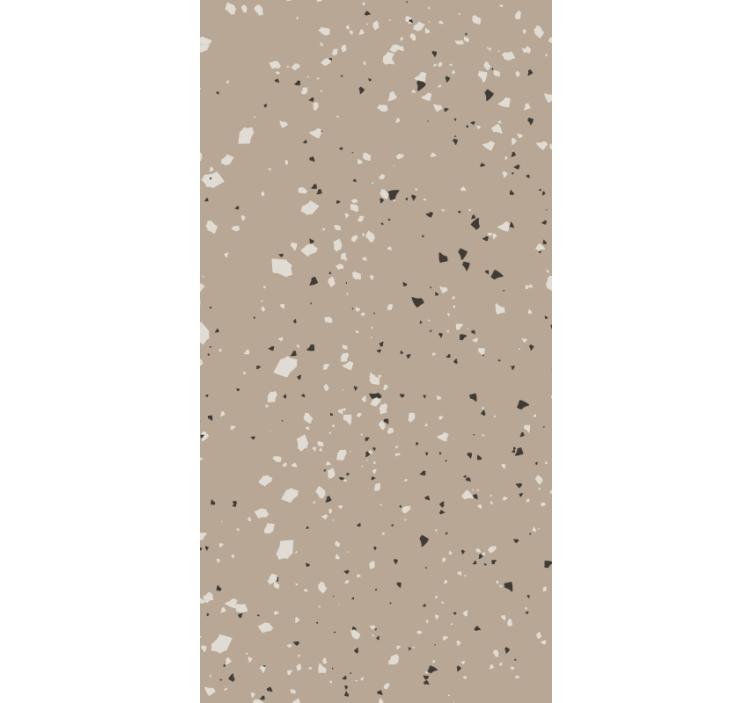 Marble effect wallpaper neutral terrazzo design - TenStickers