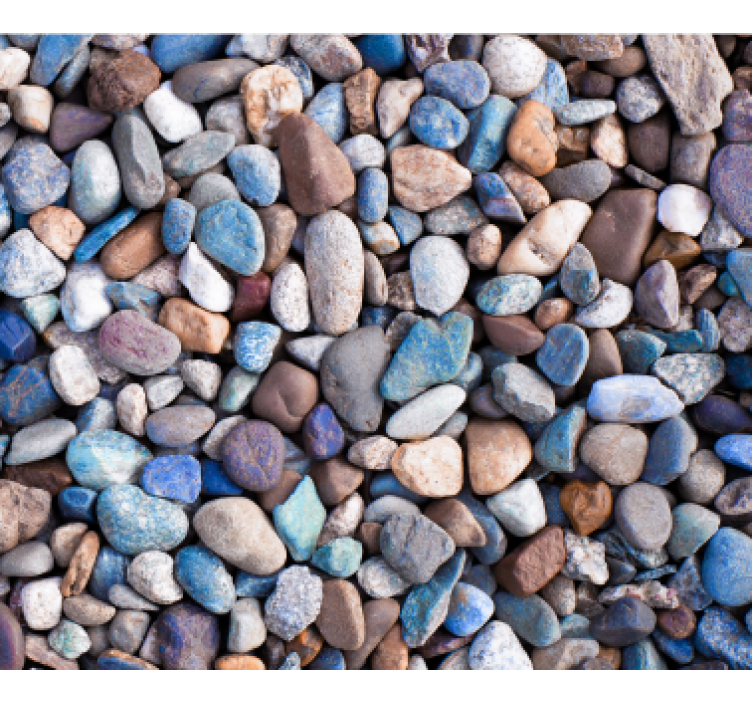 Colorful stones stone effect wallpaper - TenStickers