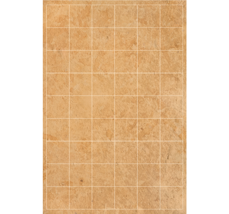 Tile effect wallpaper light beige squares - TenStickers