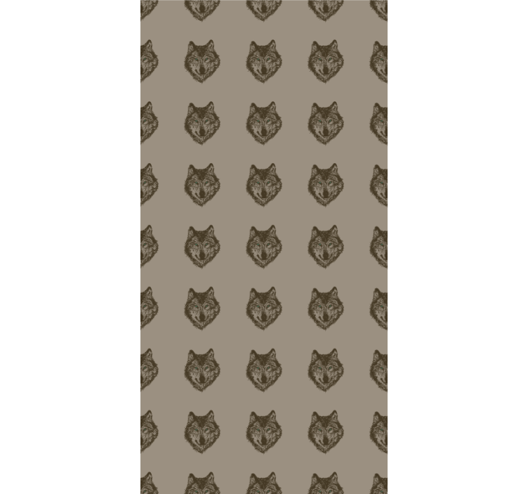 Wallpaper childrens room european wolf design - TenStickers