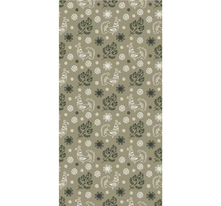 Wallpaper childrens room charming bird designs - TenStickers