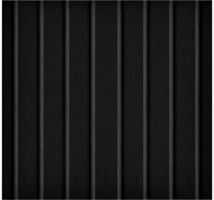 Living area wallpaper rustic black panel - TenStickers