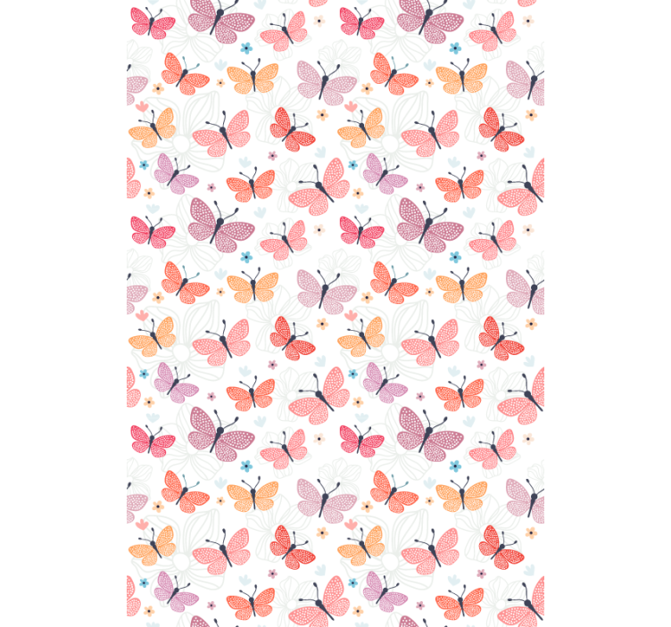 Butterflies wallpaper with butterflies in flight - TenStickers