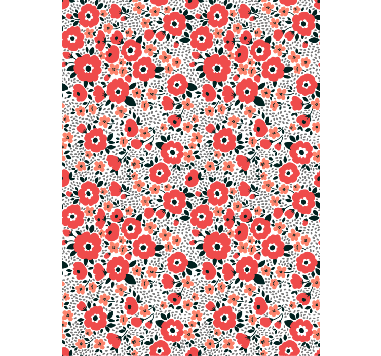 Hallway wallpaper with an adorable puppy pattern - TenStickers