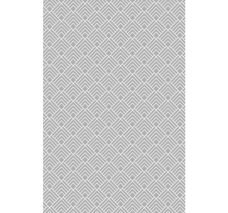 Nordic wallpaper light grey zig zag lines - TenStickers