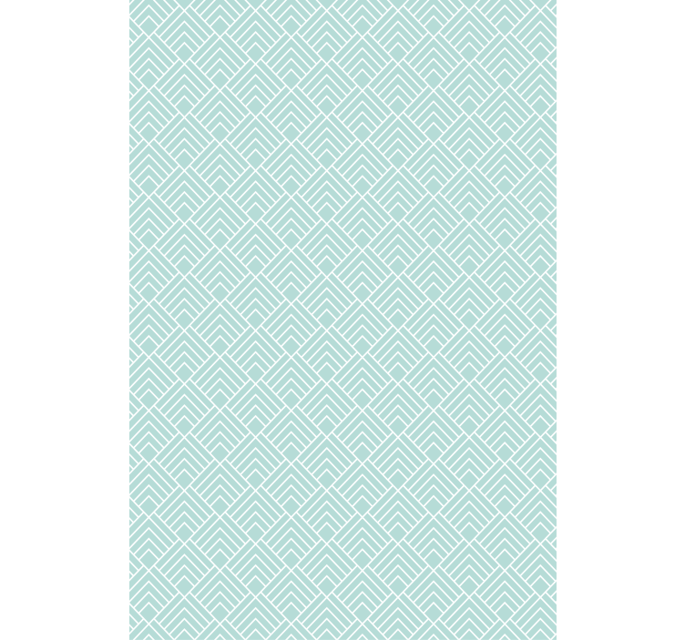 Nordic wallpaper light blue zigzag lines - TenStickers