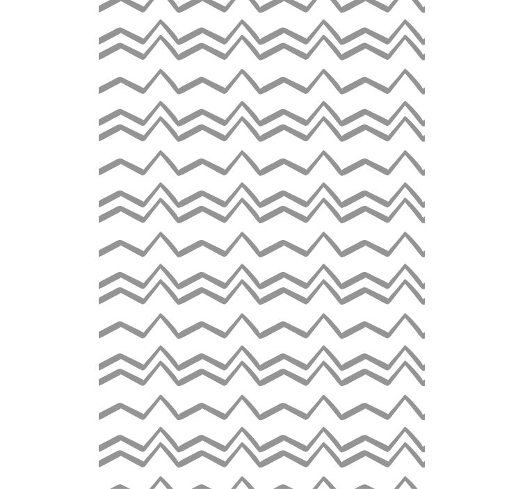 Nordic wallpaper irregular grey zig zag lines pattern - TenStickers