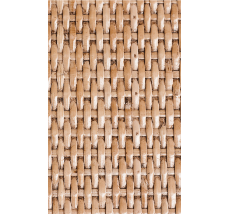 Living area wallpaper classic natural fiber look - TenStickers