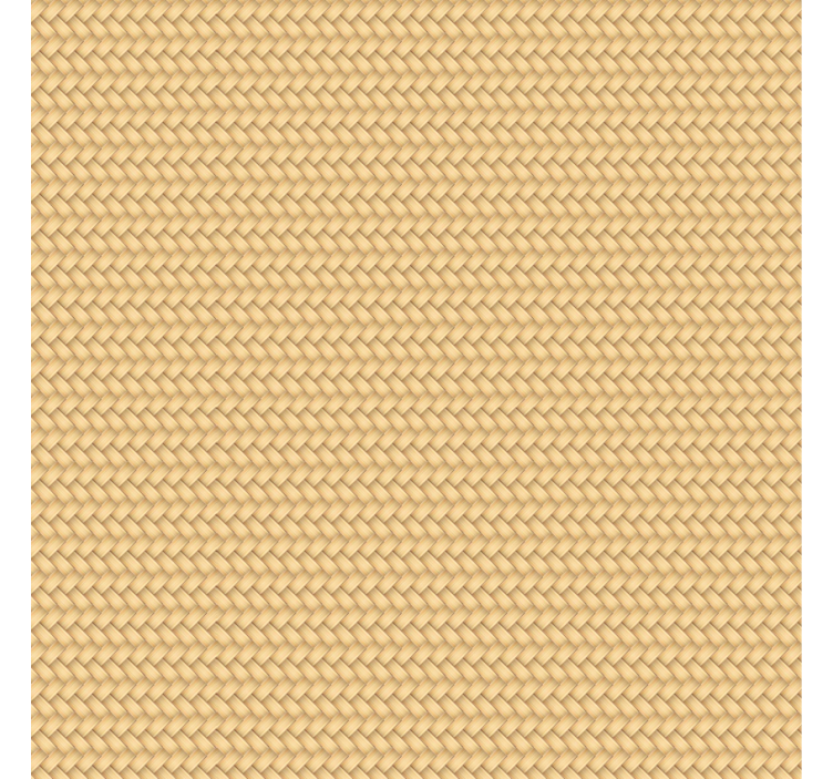 Living area wallpaper wicker weave design - TenStickers