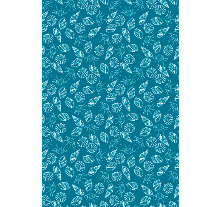 Living area wallpaper leaf pattern design - TenStickers