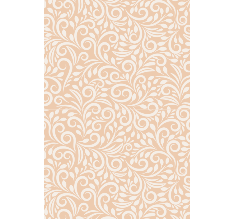 Living area wallpaper elegant botanical design - TenStickers