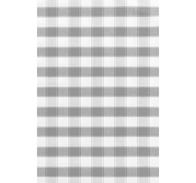 Living area wallpaper classic checkered design - TenStickers