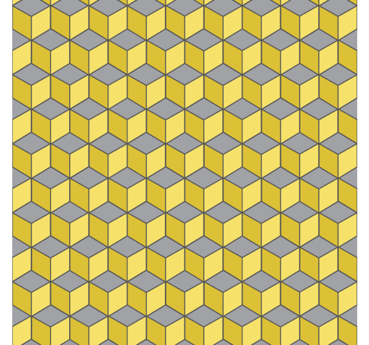 Wallpaper geometric color blocks - TenStickers