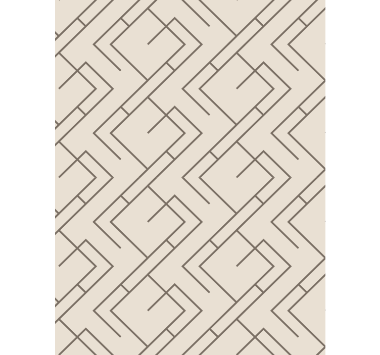 Wallpaper geometric stylish linear design - TenStickers