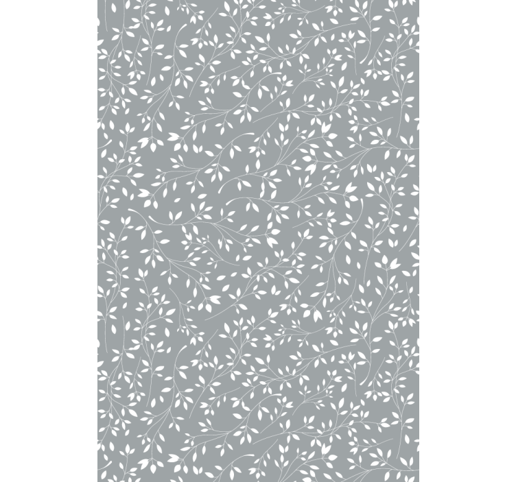 Wallpaper of a tree featuring plant drawings - TenStickers