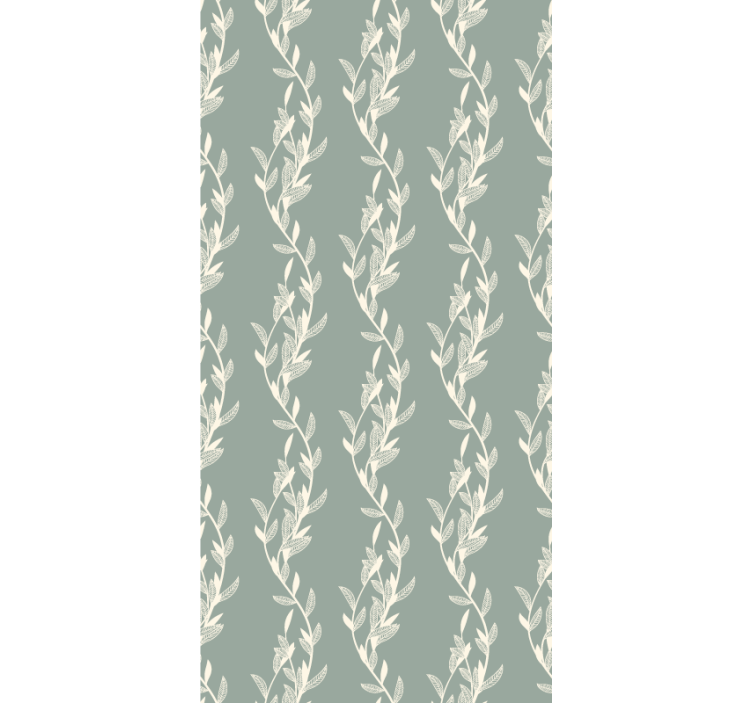 Wallpaper of a tree with small leaves on twigs - TenStickers