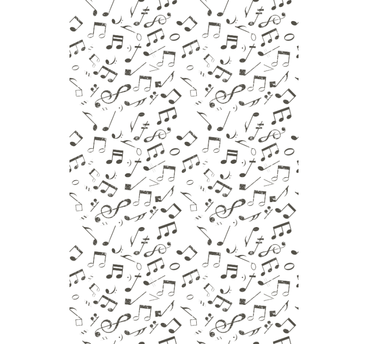 Wallpaper office music notes design - TenStickers