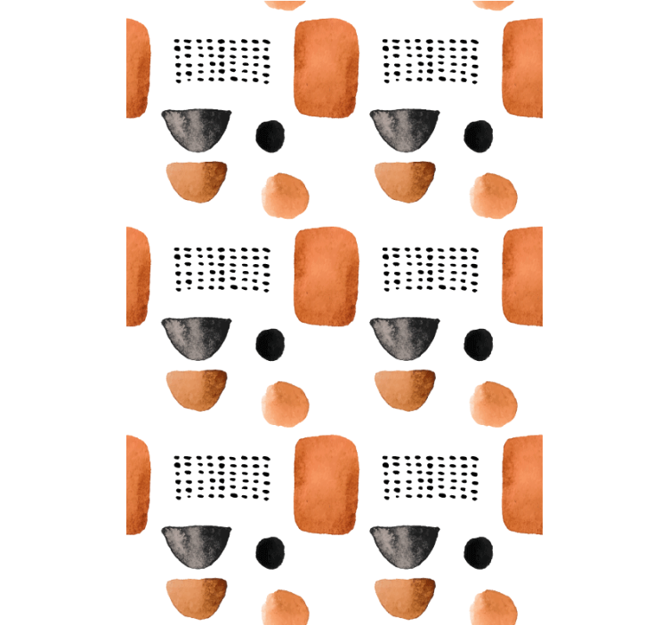 Wallpaper office minimalist geometric shapes - TenStickers