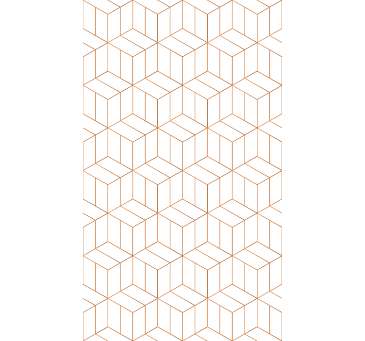 Contemporary wallpaper modern unique octagons - TenStickers