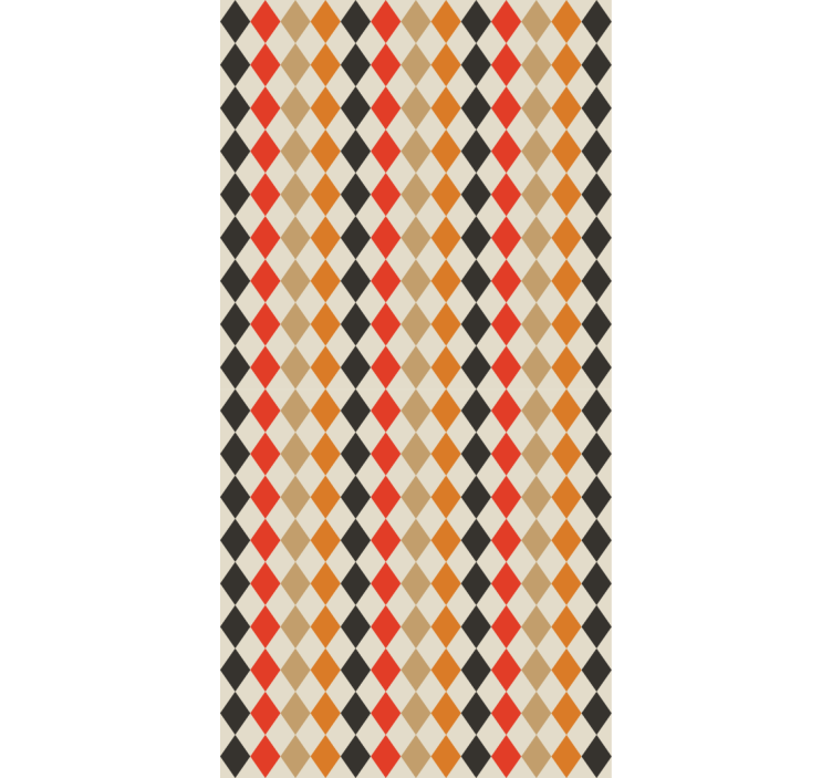 Contemporary wallpaper with diamond shape design - TenStickers