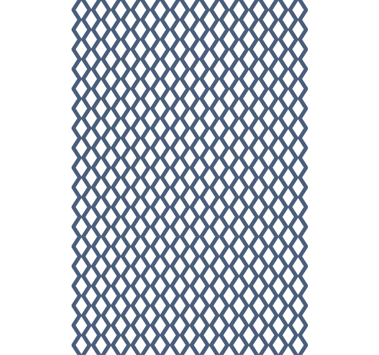 Contemporary wallpaper diamond pattern hampton style - TenStickers